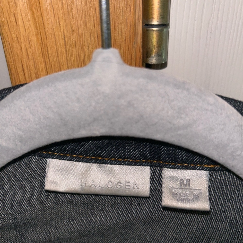 Halogen Dark Blue Denim Jacket - image 5